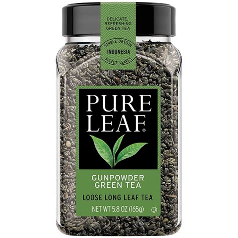 Amazon.com : Pure Leaf Hot Loose Tea, Gunpowder Green Tea 5.8 oz ...