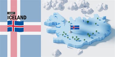 Iceland Map (3D + Pre-rendered Images) - Blender Market