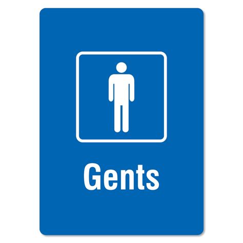 Toilet Sign - Gents - The Signmaker