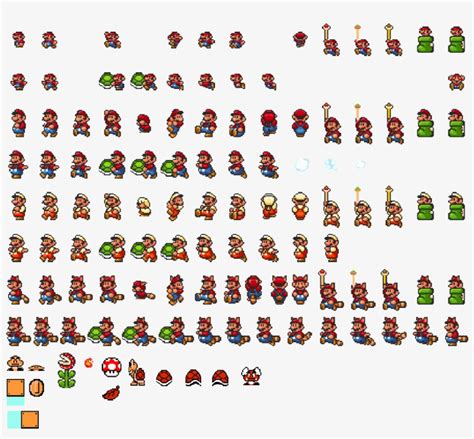 New Super Mario Bros Sprite Sheet