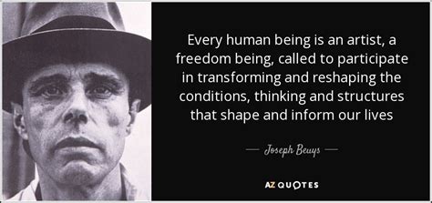 TOP 25 QUOTES BY JOSEPH BEUYS | A-Z Quotes