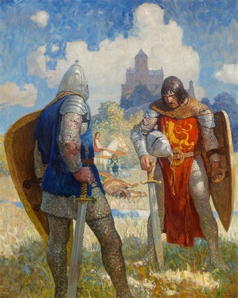 Newell Convers Wyeth - The Boy's King Arthur at 1stDibs