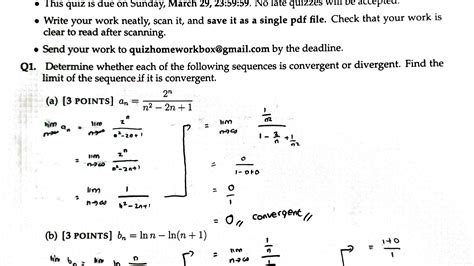 calculus - determine whether the following sequence is convergent or ...