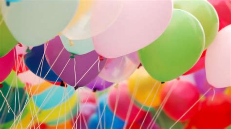 Birthday Balloons Wallpaper Background