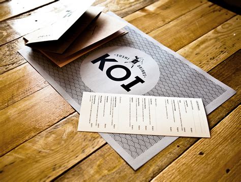 Koi Restaurant on Behance