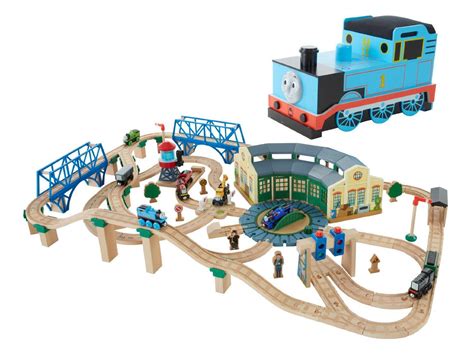 Amazon.com: Thomas & Friends Fisher-Price Wooden Railway, Tidmouth ...