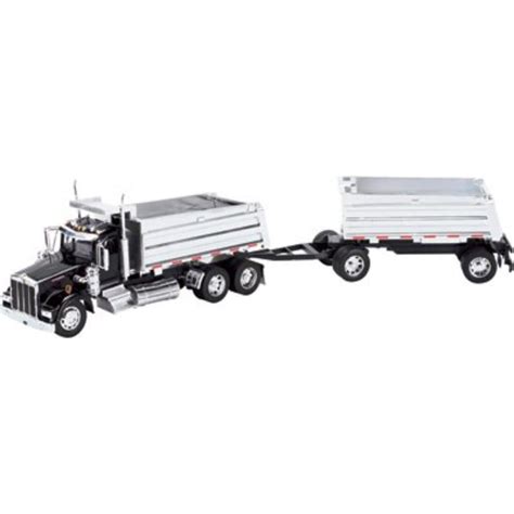 Die-Cast Truck Replica - Kenworth Double Dump Truck, 1:32 Scale, Model ...