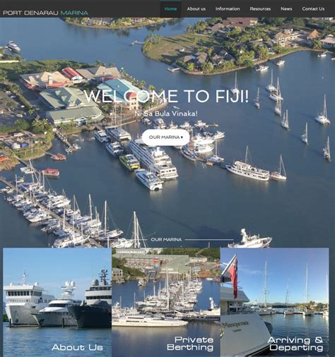 Port Denarau Marina launches new Mobile Responsive Website