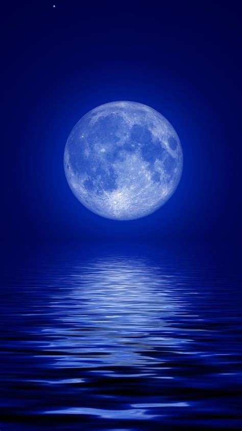 Full Moon For Mobile, blue moon for mobile HD phone wallpaper | Pxfuel