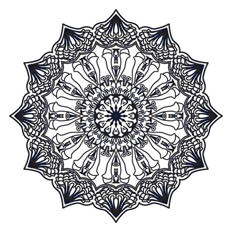 islamic mandala geometric vector background design with line art ...