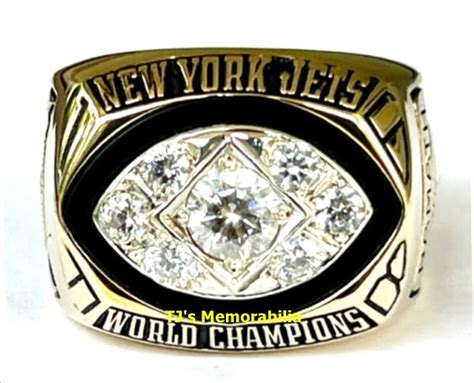 1968 NEW YORK JETS SUPER BOWL III CHAMPIONSHIP RING - Buy and Sell ...