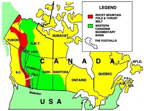 Map Rocky Mountains Canada | Rocky mountains canada, Rocky mountains ...