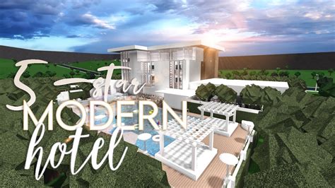 Bloxburg | 5-Star Modern Hotel | 1.2m | House Build - YouTube