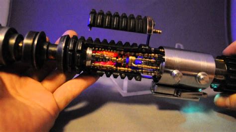 Harp's Obi Wan ANH Lightsaber with Crystal Chamber - YouTube