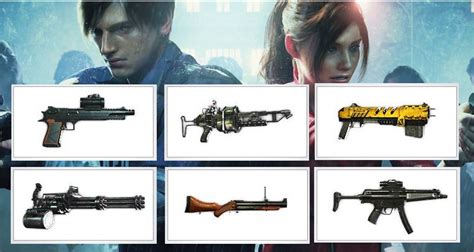 Resident Evil 2 Remake - All Weapons and Upgrades | Accelerated Ideas