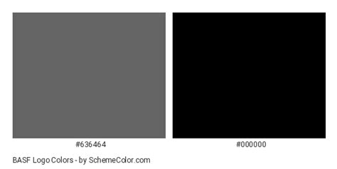 BASF Logo Color Scheme » Black » SchemeColor.com