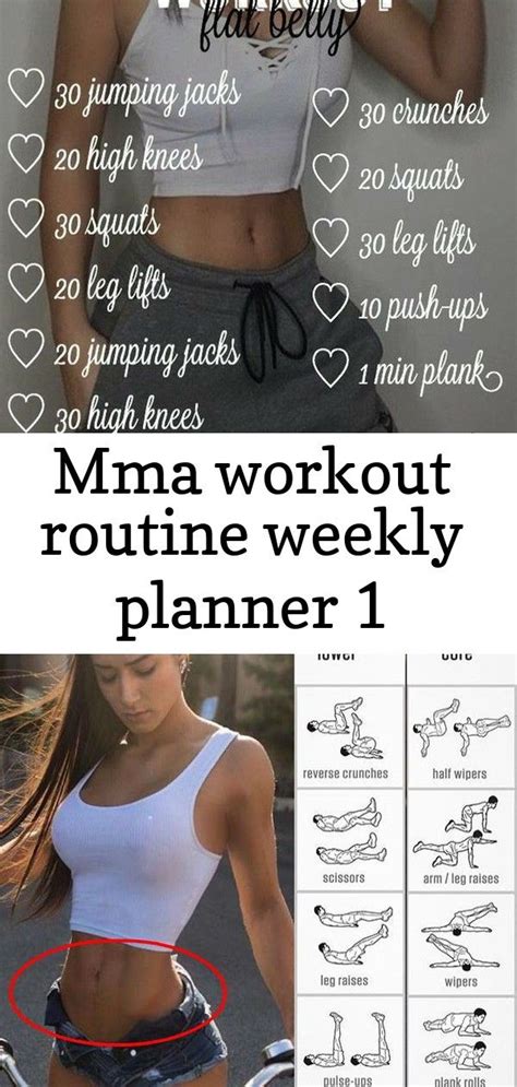 6 Day Female Mma Training Workout for Build Muscle | Fitness and ...