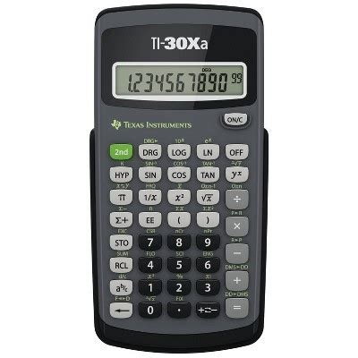 Texas Instruments Ti-30xa Scientific Calculator : Target