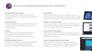 2018 Education Ambassador Program: Microsoft Presentation | PPT