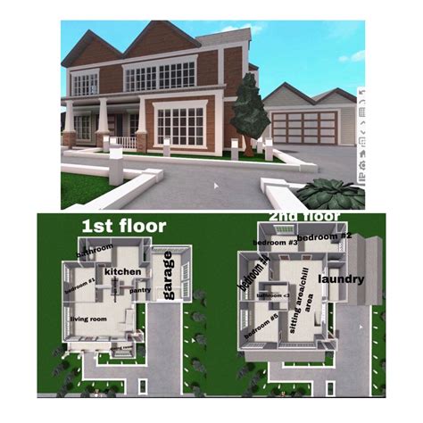 Bloxburg Mansion Floor Plans 2 Story - In the collection below, you'll ...