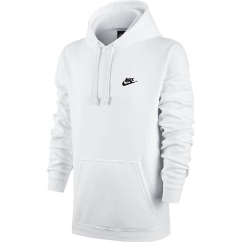 Nike Mens Sportswear Hoodie - White/Black - Tennisnuts.com