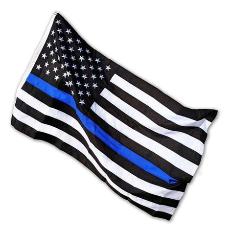 Thin Blue Line American Flag Police Law Enforcement Officer Support ...