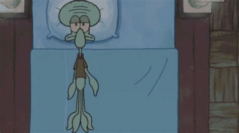 Squidward Spongebob GIF - Squidward Spongebob Sleep - Discover & Share GIFs