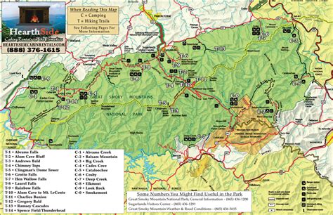 Great Smoky Mountain National Park Map