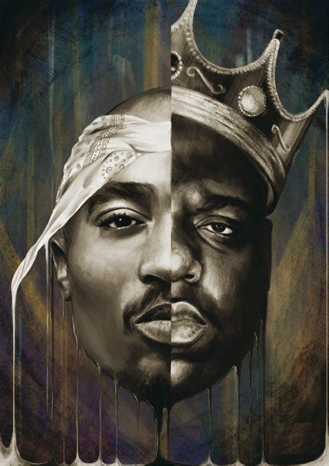 Buy Biggie Smalls Big 2Pac Tupac Collage Large - A3 (297 x 420mm ...