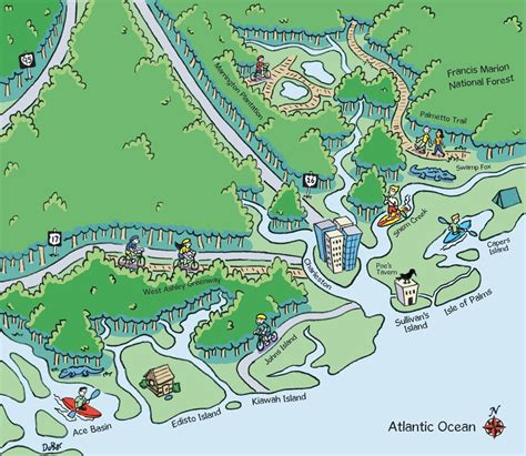 Map Of Johns Island Sc - Maping Resources