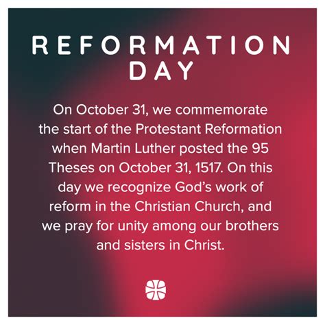 Reformation Day - Lutheran Campus Ministry in Madison