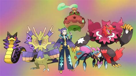 ELITE 4 - VIOLET | Pokemon fan art, Pokemon pokedex, Pokemon characters