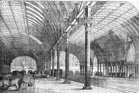 The Great Western Railway Terminus, at Paddington, London (1874)