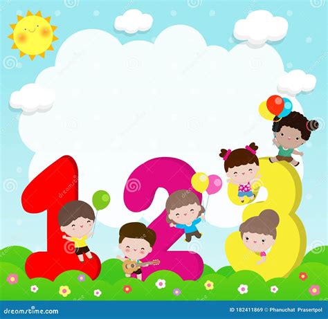 Numbers Background Stock Illustration | CartoonDealer.com #19843138