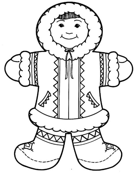 Free Inuit Coloring Pages