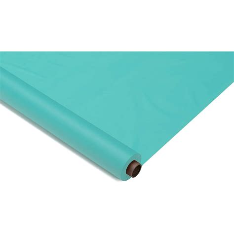 Exquisite 100 ft. x 40 in. Plastic Tablecloth Rolls - Disposable ...