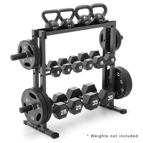 Marcy Combo Weights Storage Rack | DBR-0117 Durable Heavy Duty Weight ...