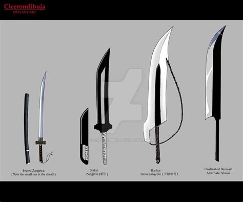 the different types of knives are shown in this image