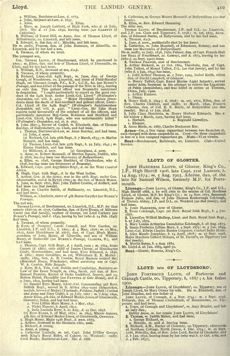 A genealogical and heraldic history of the landed gentry of ireland ...