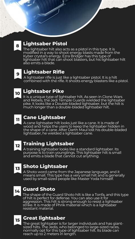 The Top 15 Lightsaber Hilt - Zia Sabers