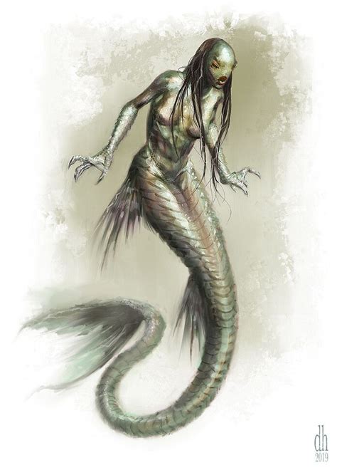 ArtStation - Swamp Siren, Damon Hellandbrand | Mermaid art, Mythical ...