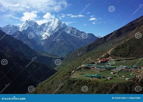 Hiking in Nepal Himalayas, Amazing View of Dhole Village 4200 M with ...