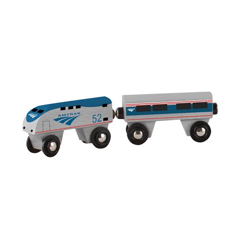 Amtrak PHASE VI ALC-42 Siemens Charger Wooden Train Locomotive #300 ...