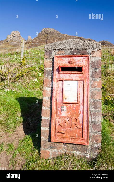 Eigg island scotland post box hi-res stock photography and images - Alamy