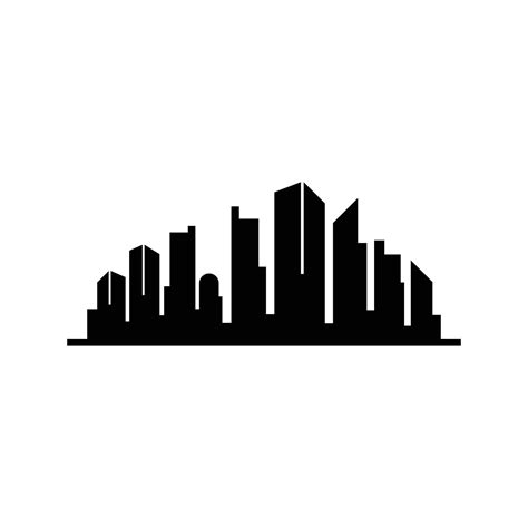 city skyline silhouette design vector 7634060 Vector Art at Vecteezy