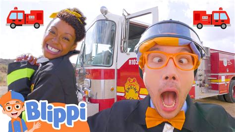 Blippi's NEW Fire Truck Song! | Blippi Wonders Educational Videos for ...