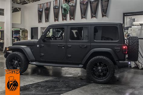 Jeep Wrangler - Matte Black — Incognito Wraps