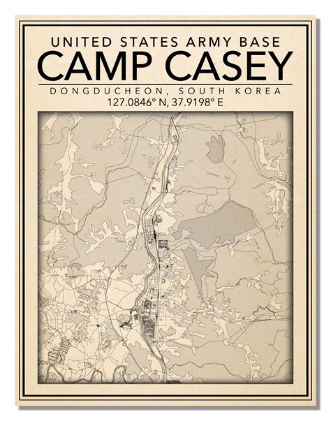 Camp Casey Facilities Map