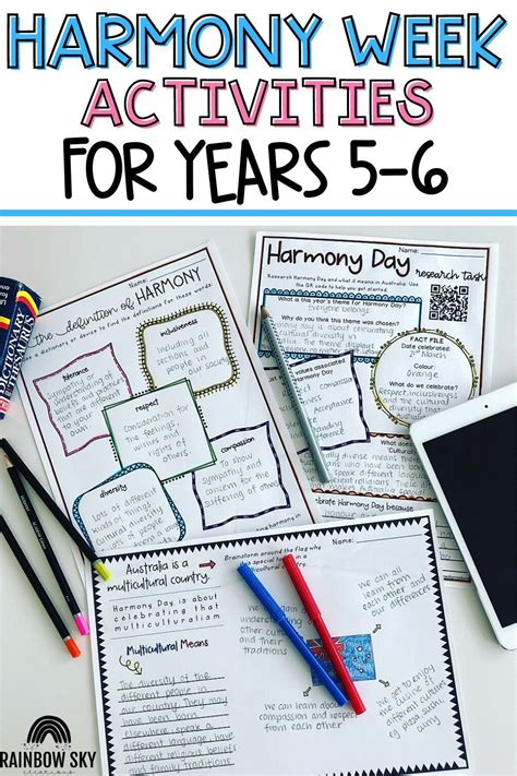 Harmony Day & Harmony Week Activities: Years 5 - 6 Cultural diversity ...