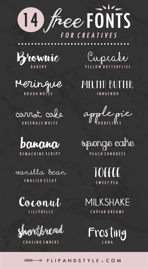 14 Free Fonts For Creatives - FLIP AND STYLE ♥ Australian Fashion ...